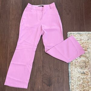 BCBGMaxAzria Women's Wide Leg Pink Pants